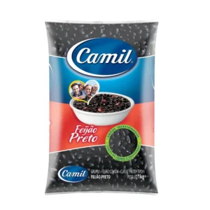 FEIJAO CAMIL PRETO 1KG.