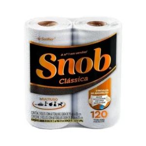 PAPEL TOALHA SNOB 2 /ROLOS