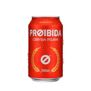 CERVEJA PILSEN PROIBIDA 350ML.