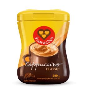 CAPPUCINO 3 CORAÇÕES 200G.