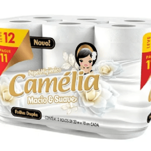 PAPEL CAMÉLIA FOLHA DUPLA PAGUE 11 LEVE 12